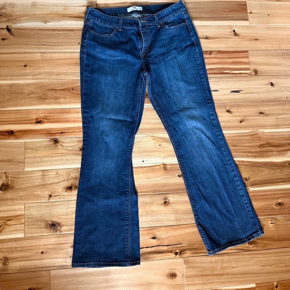 Levi's Women's Dark Blue Wide Leg Jeans